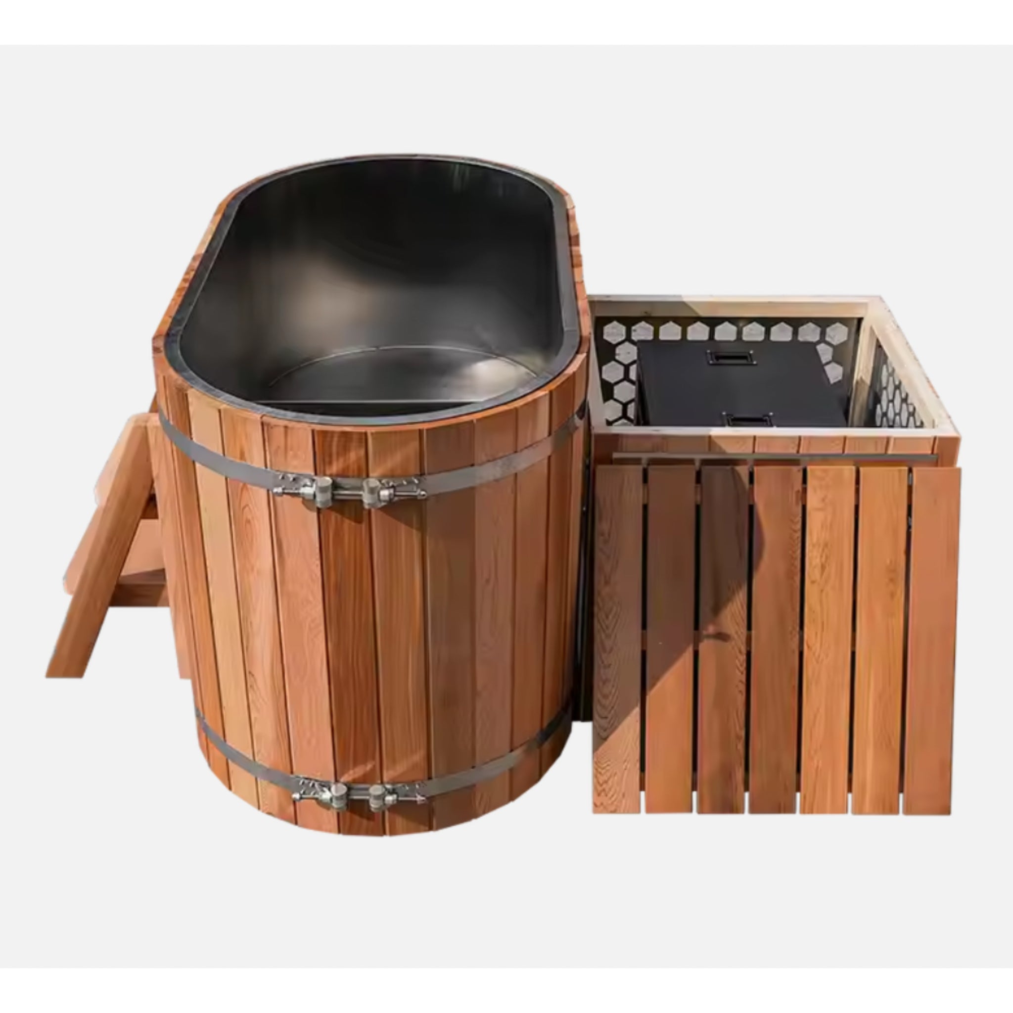 TimberVault Ovura Pro Cedar Cold Plunge Tub